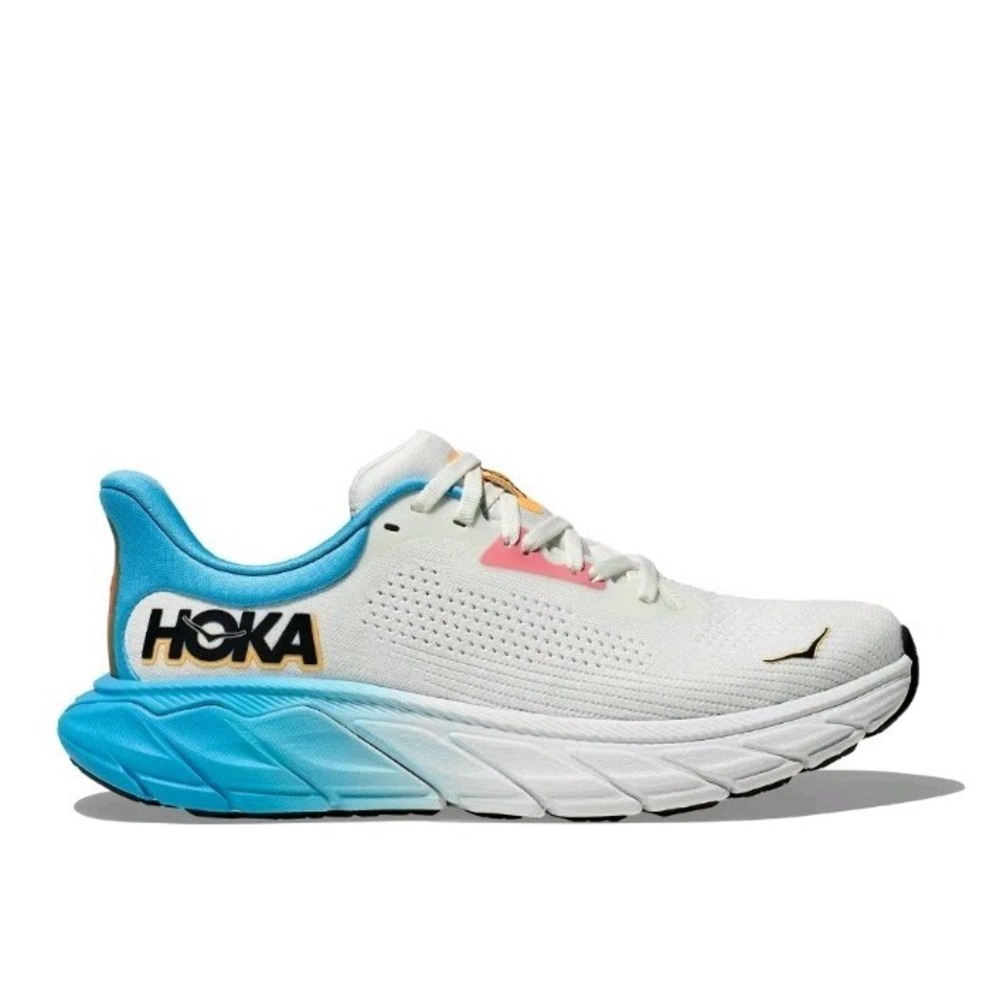 Size 8 - Hoka One One HOKA Arahi 7 Blanc De Blanc Swim Day W